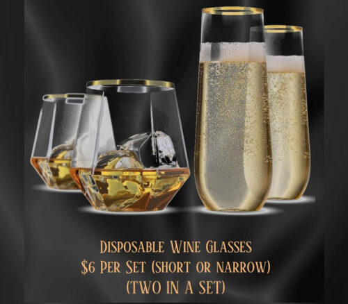 Disposable Wine Glasses