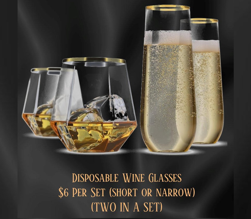 Disposable Wine Glasses