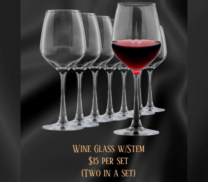 Wine Glass With Stem