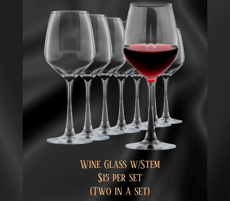 Wine Glass With Stem