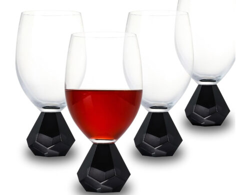 Black Bottom Crystal Glass
