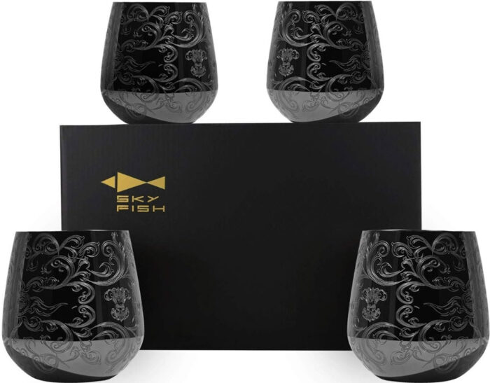 Sky Fish Wine Glasses